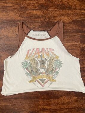 Vans vintage graphic Cropped Tank!